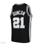 Youth San Antonio Spurs Tim Duncan Mitchell & Ness Black Swingman Throwback Jersey