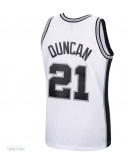 Men's San Antonio Spurs Tim Duncan Mitchell & Ness White 1998/99 Hardwood Classics Swingman Jersey