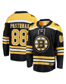 Men's Boston Bruins David Pastrnak Fanatics Black Home Breakaway Jersey