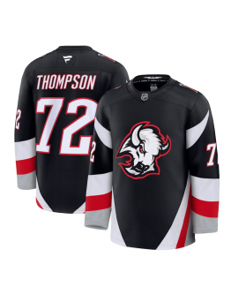 Men's Buffalo Sabres Tage Thompson Fanatics Black Alternate Premium Jersey