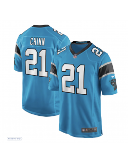 Men's Carolina Panthers Jeremy Chinn Nike Blue Game Jersey