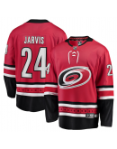 Men's Carolina Hurricanes Seth Jarvis Fanatics Red Alternate Breakaway Player Jersey