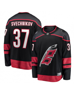 Men's Carolina Hurricanes Andrei Svechnikov Fanatics Black Home Breakaway Jersey