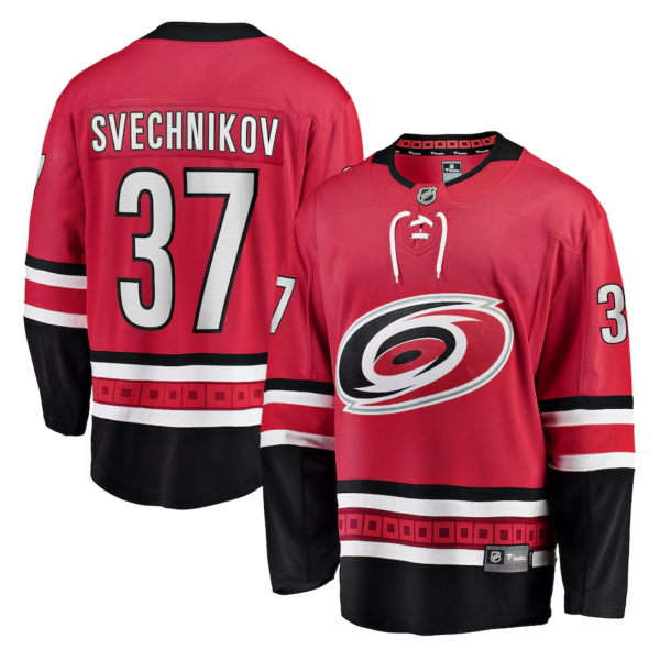 Men's Carolina Hurricanes Andrei Svechnikov Fanatics Red Alternate Breakaway Player Jersey