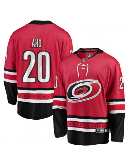 Men's Carolina Hurricanes Sebastian Aho Fanatics Red Alternate Breakaway Player Jersey