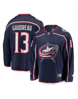 Men's Columbus Blue Jackets Johnny Gaudreau Fanatics Navy Breakaway Player Jersey