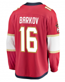 Men's Florida Panthers Aleksander Barkov Fanatics Red Captain Patch Home Breakaway Jersey