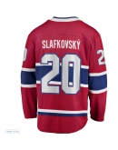 Men's Montreal Canadiens Juraj Slafkovsky Fanatics Red Home Premier Breakaway Player Jersey