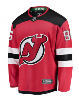 Men's New Jersey Devils Jack Hughes Fanatics Red Breakaway Player Jersey