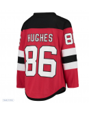 Youth New Jersey Devils Jack Hughes Red Home Player Replica Jersey