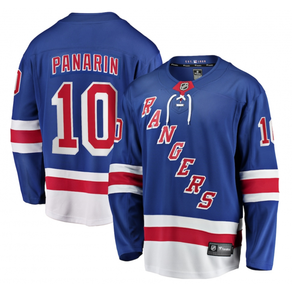 Men's New York Rangers Artemi Panarin Fanatics Blue Home Breakaway Player Jersey