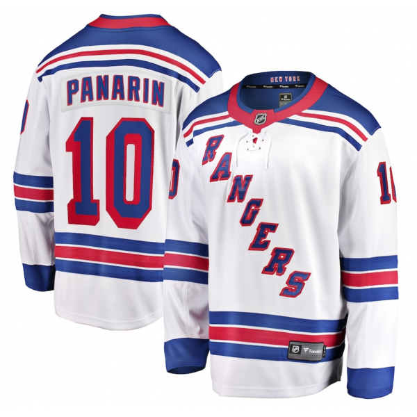 Men's New York Rangers Artemi Panarin Fanatics White Away Premier Breakaway Player Jersey