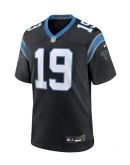 Men's Carolina Panthers Adam Thielen Nike Black Team Game Jersey