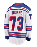 Men's New York Rangers Matt Rempe Fanatics White Away Premier Breakaway Player Jersey