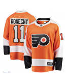 Men's Philadelphia Flyers Travis Konecny Fanatics Orange Breakaway Player Jersey