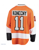 Men's Philadelphia Flyers Travis Konecny Fanatics Orange Breakaway Player Jersey