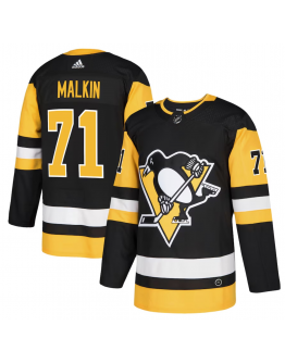 Men's Pittsburgh Penguins Evgeni Malkin adidas Black Authentic Player Jersey