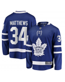 Men's Toronto Maple Leafs Auston Matthews Fanatics Blue Home Breakaway Jersey