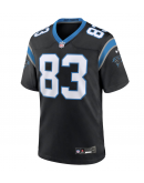 Men's Carolina Panthers David Moore Nike Black Game Jersey