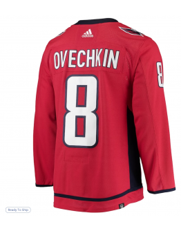 Men's Washington Capitals Alexander Ovechkin adidas Red Home Primegreen Authentic Player Jersey