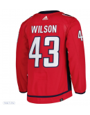 Men's Washington Capitals Tom Wilson adidas Red Home Primegreen Authentic Player Jersey