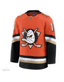 Men's Anaheim Ducks Trevor Zegras Fanatics Orange Home Premium Jersey