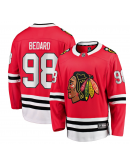 Men's Chicago Blackhawks Connor Bedard Fanatics Red Home Breakaway Player Jersey