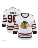 Youth Chicago Blackhawks Connor Bedard White Away Replica Player Jersey