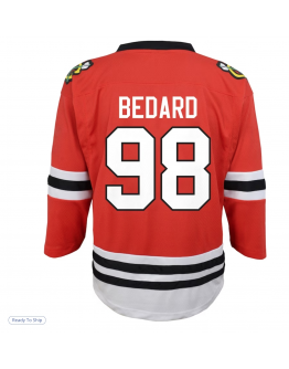 Youth Chicago Blackhawks Connor Bedard Red Home Replica Player Jersey