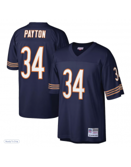 Men's Chicago Bears Walter Payton Mitchell & Ness Navy Legacy Replica Jersey