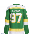 Men's Minnesota Wild Kirill Kaprizov adidas Green Alternate Primegreen Authentic Player Jersey