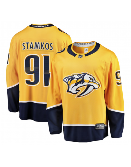 Men's Nashville Predators Steven Stamkos Fanatics Gold Home Premier Breakaway Player Jersey