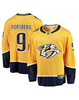 Men's Nashville Predators Filip Forsberg Fanatics Gold Home Breakaway Jersey