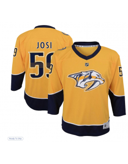 Youth Nashville Predators Roman Josi Gold Home Replica Player Jersey