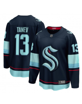 Men's Seattle Kraken Brandon Tanev Fanatics Navy Home Breakaway Player Jersey