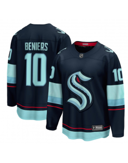 Men's Seattle Kraken Matty Beniers Fanatics Deep Sea Blue Premier Breakaway Player Jersey