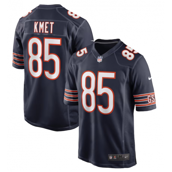 Men's Chicago Bears Cole Kmet Nike Navy Player Game Jersey