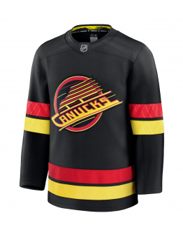 Men's Vancouver Canucks Fanatics Black Alternate Premium Jersey