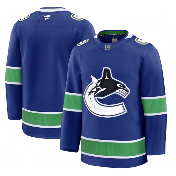 Men's Vancouver Canucks Fanatics Blue Home Premium Jersey