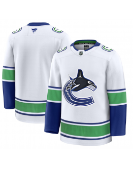 Men's Vancouver Canucks Fanatics White Away Premium Jersey