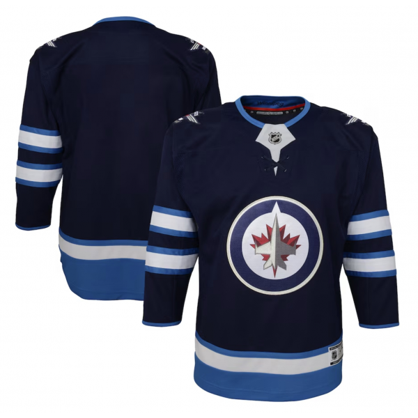 Youth Winnipeg Jets Navy Home Premier Jersey