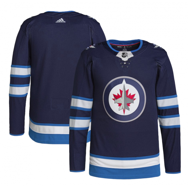 Men's Winnipeg Jets adidas Navy Home Authentic Jersey