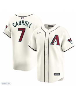 Men's Arizona Diamondbacks Corbin Carroll Nike White Home Limited Player Jersey