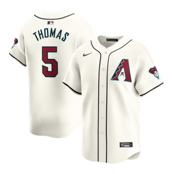 Men's Arizona Diamondbacks Alek Thomas Nike White Home Limited Player Jersey
