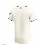 Men's Arizona Diamondbacks Nike Cream Elite Jersey