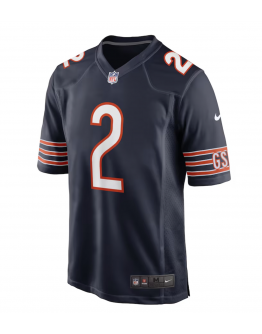 Men's Chicago Bears D.J. Moore Nike Navy Team Color Game Jersey