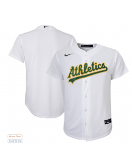 Youth Athletics Nike White Home Replica Team Jersey