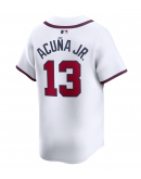 Men's Atlanta Braves Ronald Acuña Jr. Nike White Home Limited Player Jersey