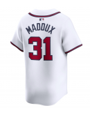 Men's Atlanta Braves Greg Maddux Nike White Home Limited Player Jersey