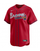 Men's Atlanta Braves Nike Red Alternate Limited Custom Jersey